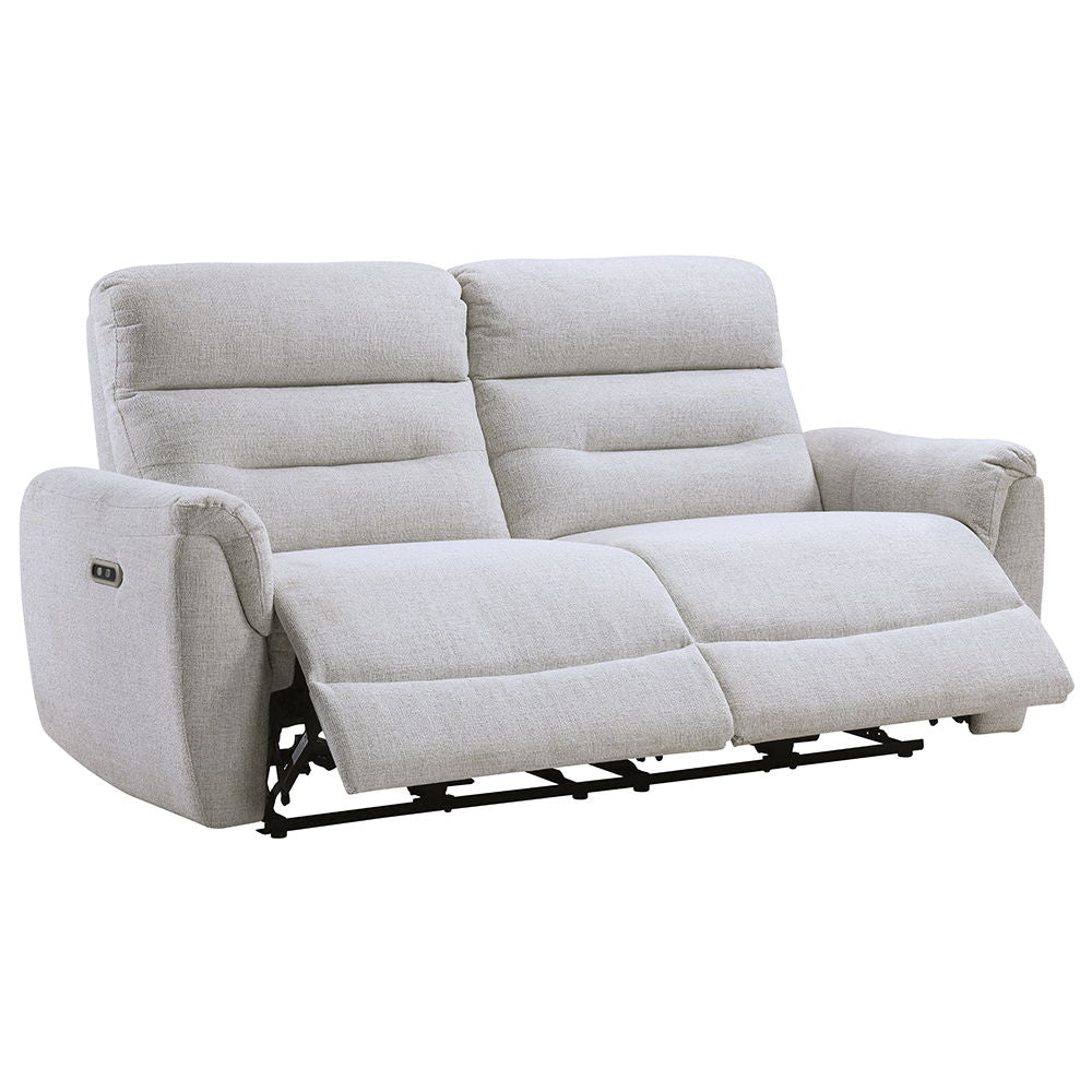 Eastre - Power Motion Sofa With USB Port - Beige Chenille