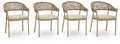 Orchard Beach - Arm Chair With Cushion (Set of 4) - Beige