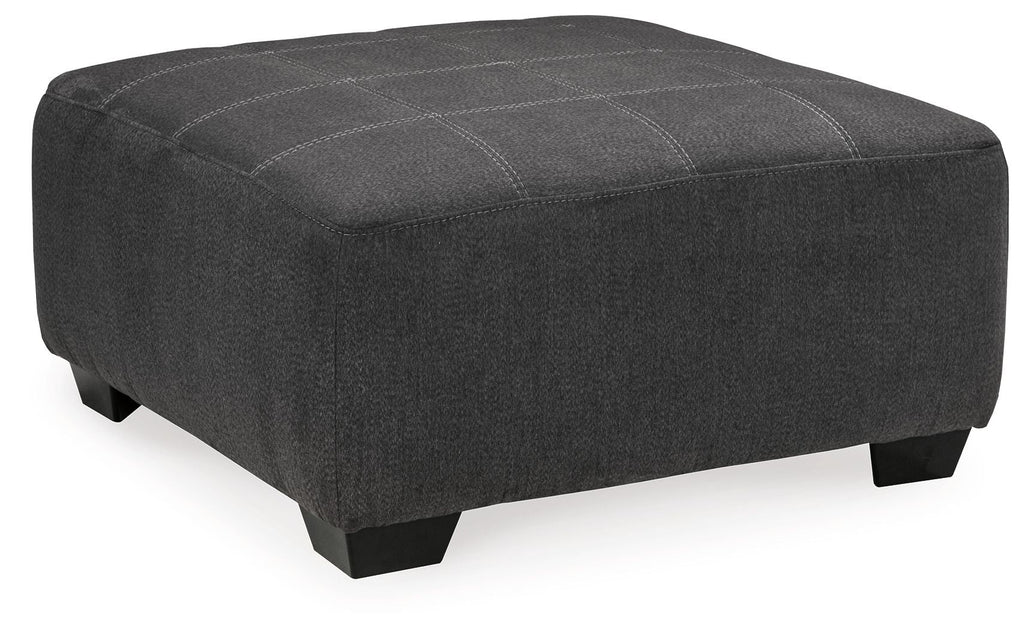 Ambee - Oversized Accent Ottoman - Slate
