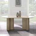 Jirina - Dining Table - Travertine Pattern