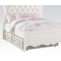 Edalene - Twin Trundle - Pearl White