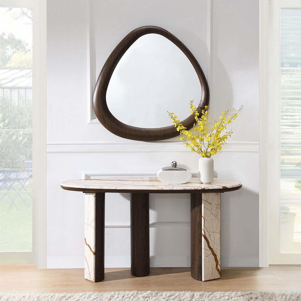 Haidar - Accent Mirror - Brown