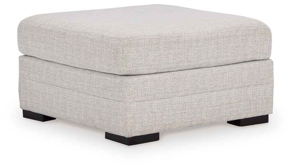 Koralynn - Oversized Accent Ottoman - Stone