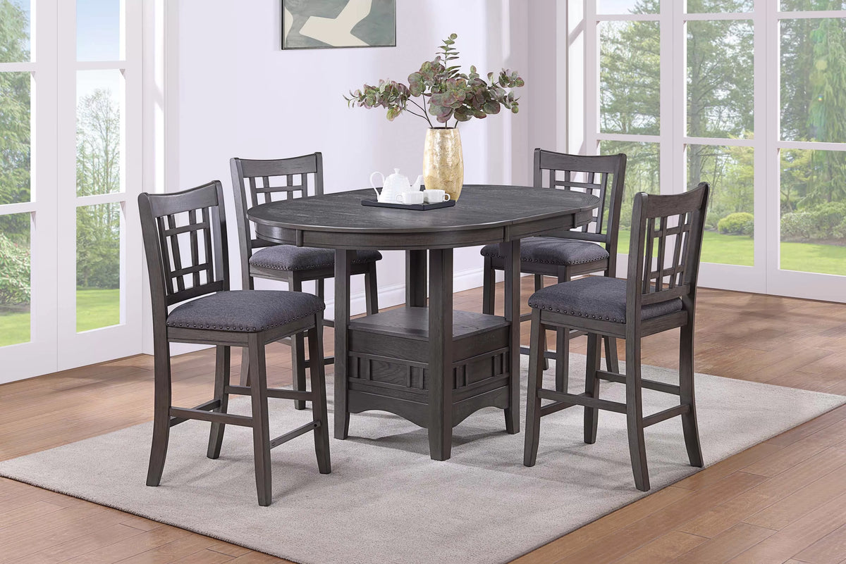 High Chair – Gray (Set of 2) (F1731)