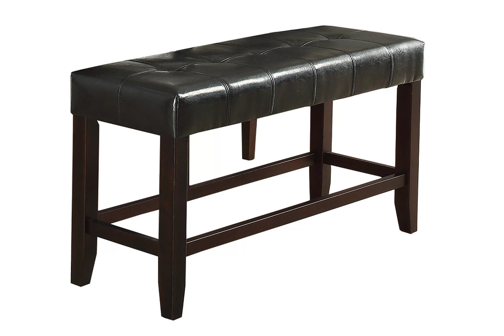 Counter Height Bench – Espresso (F1755)