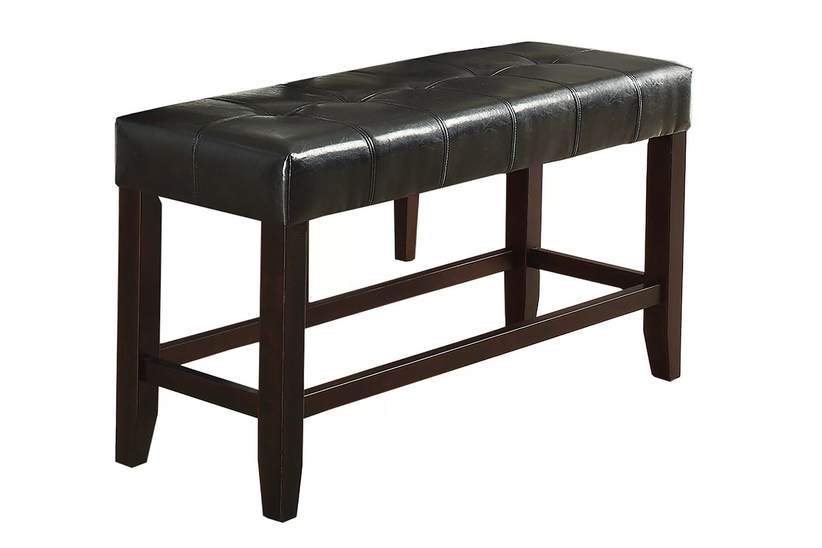 Counter Height Bench – Espresso (F1755)