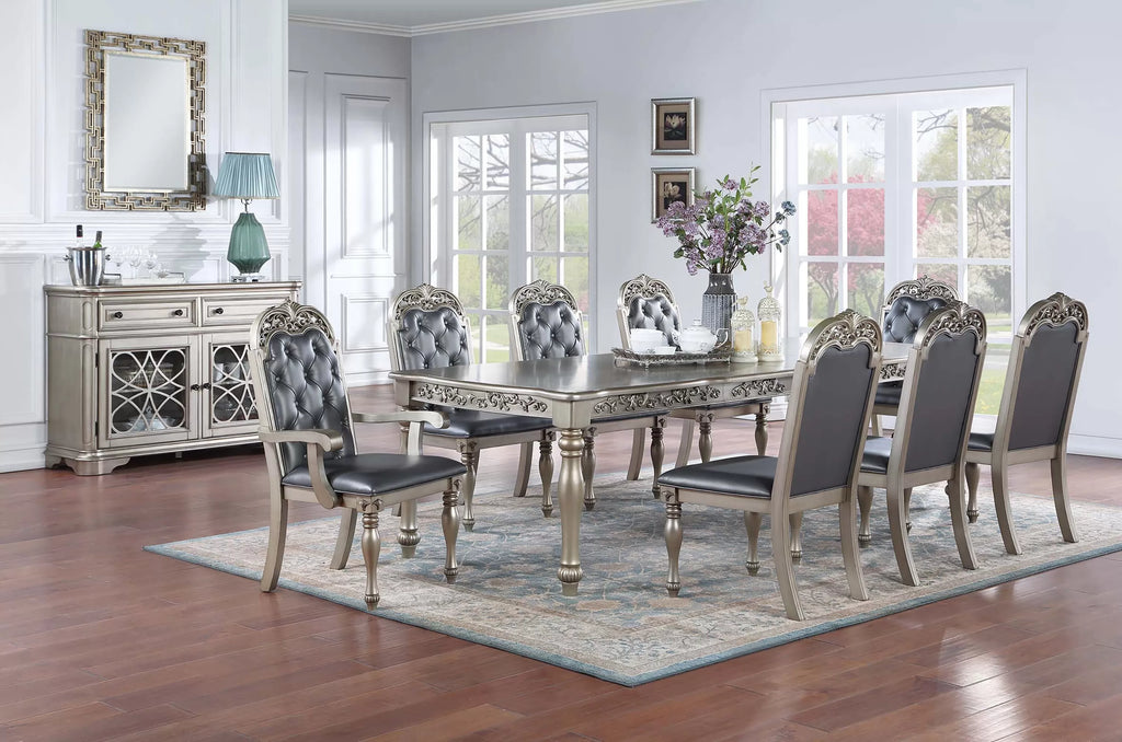 Dining Chair – Silver (Set of 2) (F1871)