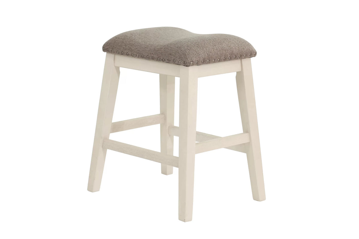 Counter Stool – White (Set of 2) (F1902)