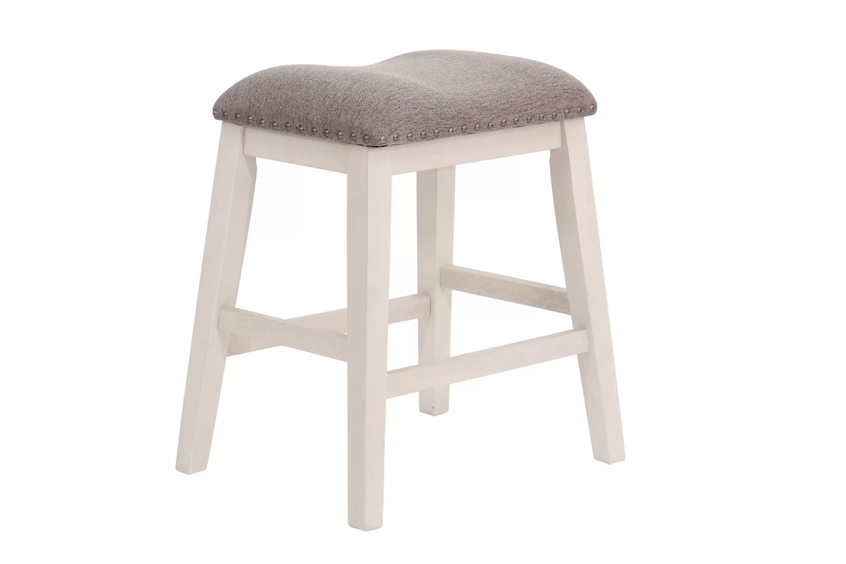Counter Stool – White (Set of 2) (F1902)