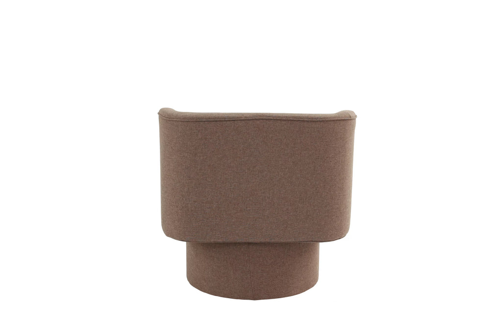 Accent Chair – Swivel Accent Chair – Light Brown (F1907)