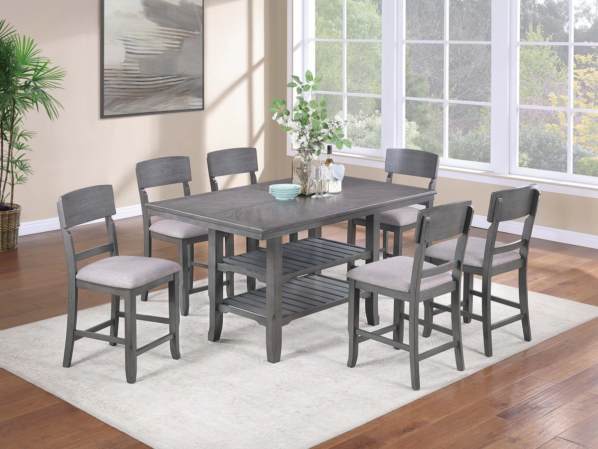 High Chair – Gray (Set of 2) (F1931)