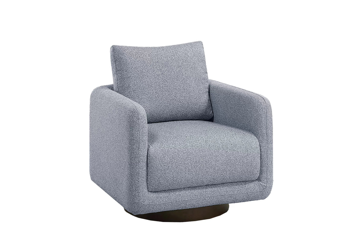 Swivel Chair – 360-Degree Swivel – Gray (F1937)
