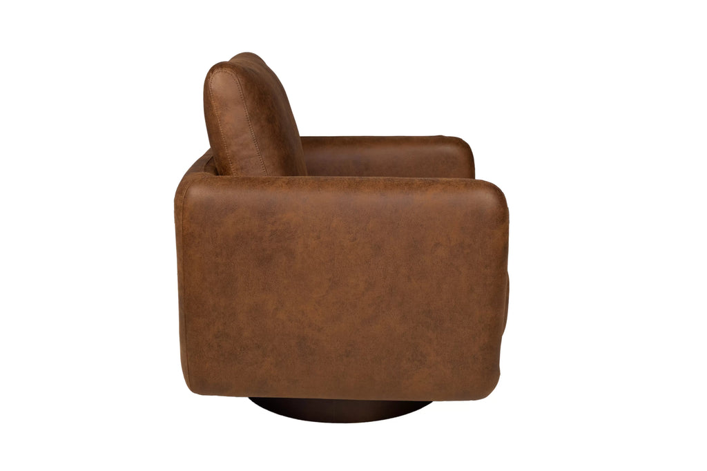 Swivel Chair – 360-Degree Swivel – Walnut (F1939)