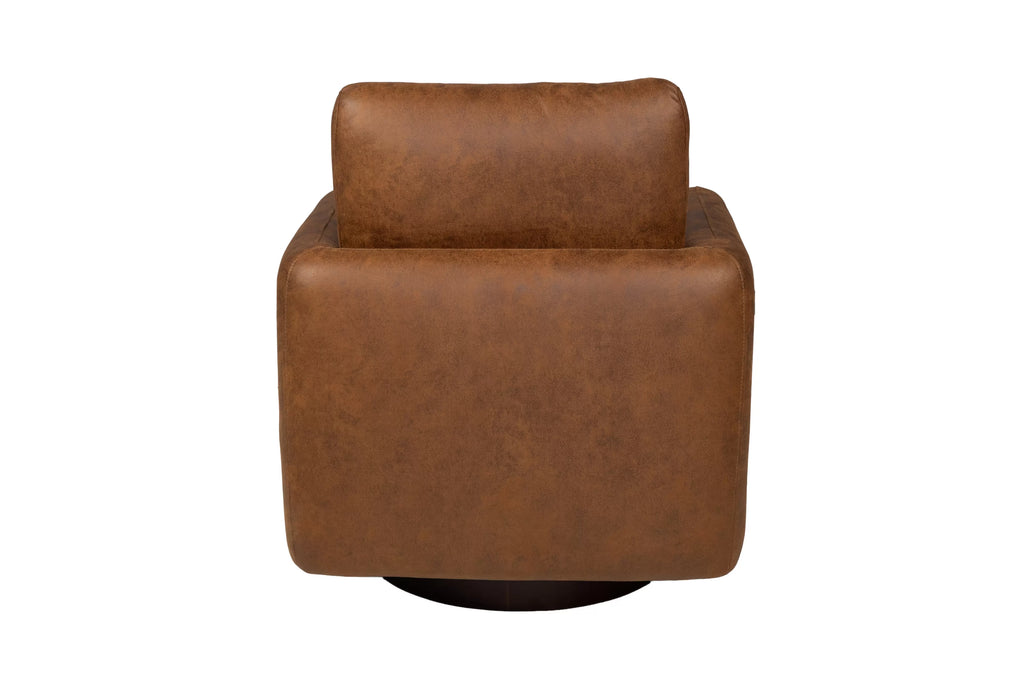 Swivel Chair – 360-Degree Swivel – Walnut (F1939)