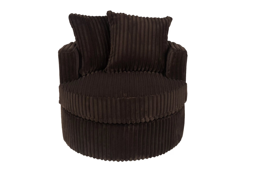 Swivel Chair – 360-Degree Swivel – Chocolate (F1941)