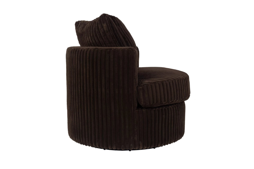 Swivel Chair – 360-Degree Swivel – Chocolate (F1941)