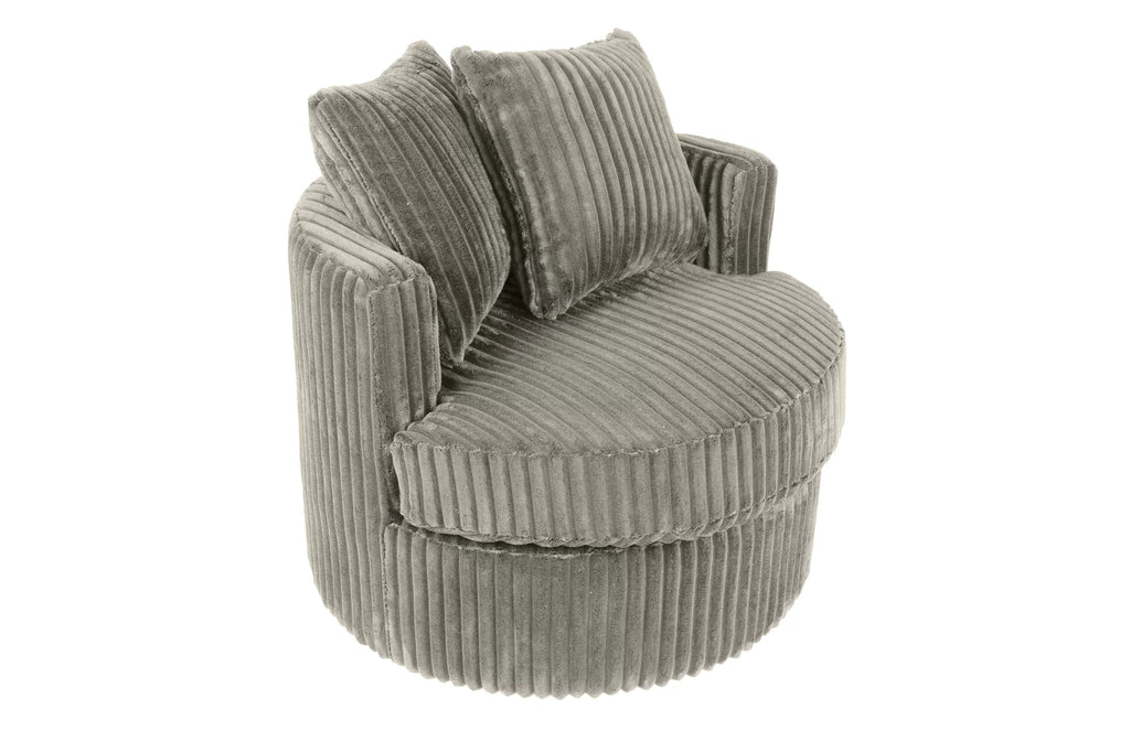 Swivel Chair – 360-Degree Swivel – Smoke (F1942)