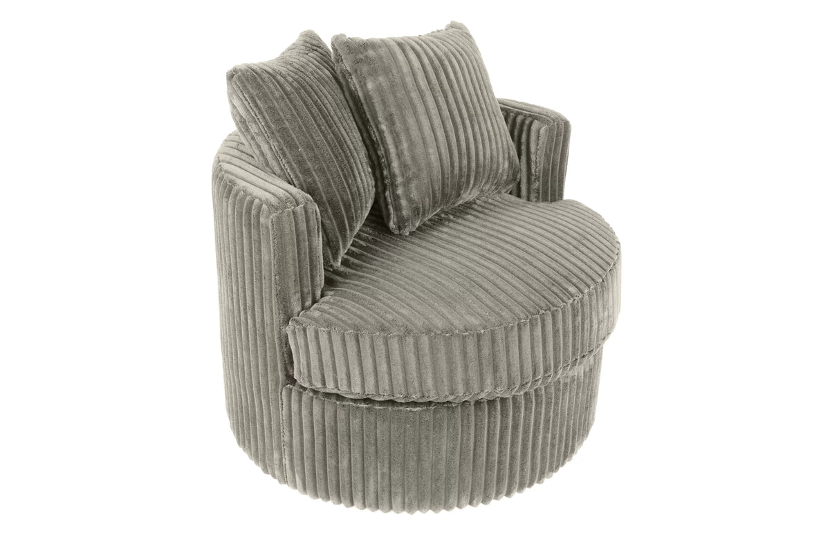 Swivel Chair – 360-Degree Swivel – Smoke (F1942)