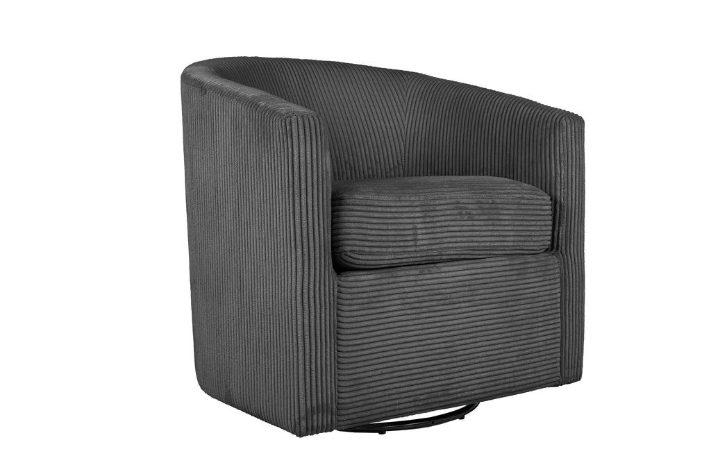 Swivel Chair – 360-Degree Swivel – Dark Gray (F1951)
