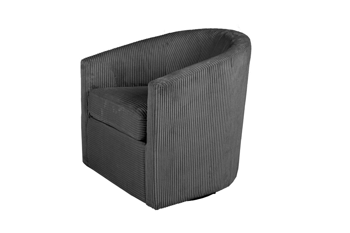 Swivel Chair – 360-Degree Swivel – Dark Gray (F1951)