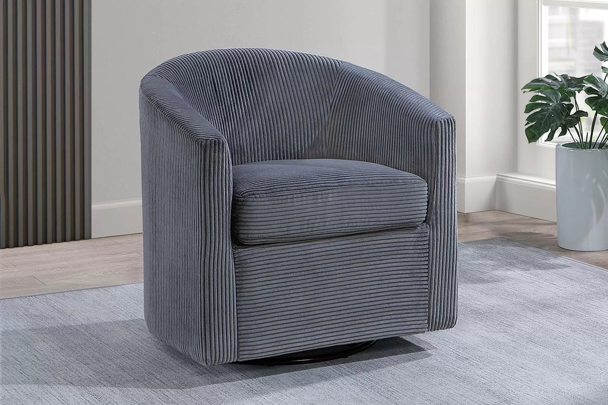 Swivel Chair – 360-Degree Swivel – Dark Gray (F1951)