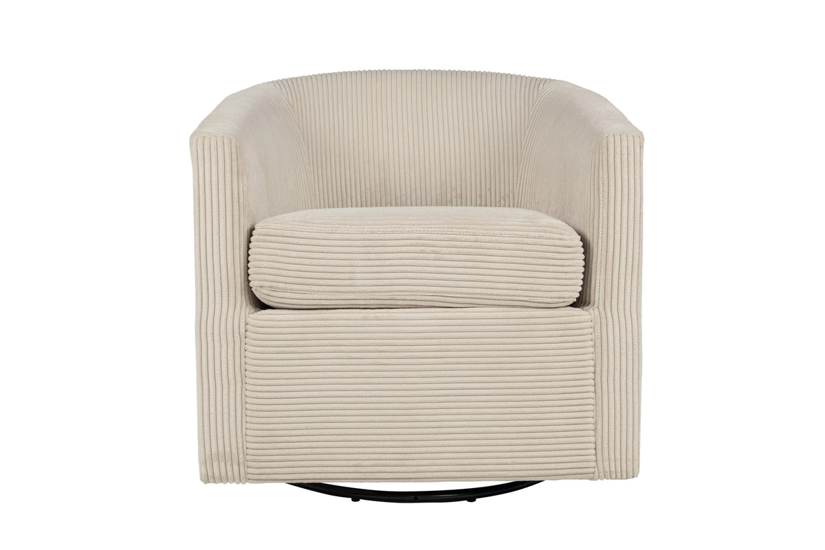 Swivel Chair – 360-Degree Swivel – Beige (F1952)
