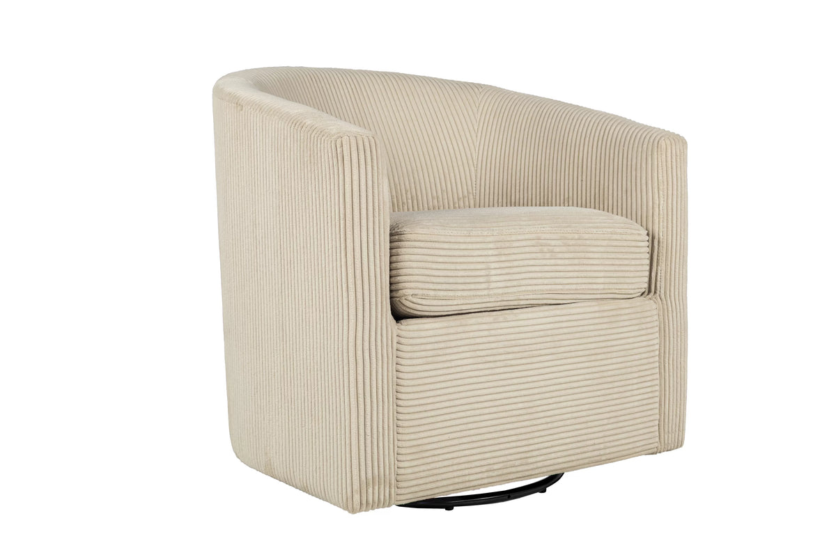 Swivel Chair – 360-Degree Swivel – Beige (F1952)