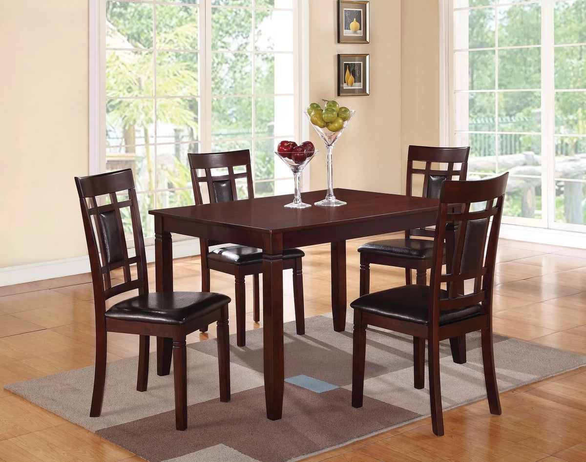 5-Piece Dining Set – Table + 4 Chairs (F2232)