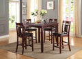 5-Piece Counter Height Set – Table + 4 Chairs (F2252)
