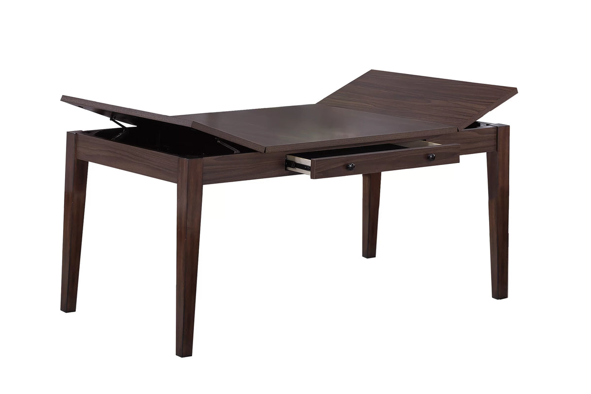 Dining Table – Lift-Top Storage & Drawer (F2422)