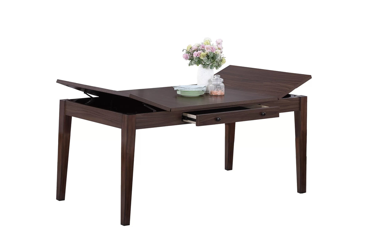 Dining Table – Lift-Top Storage & Drawer (F2422)