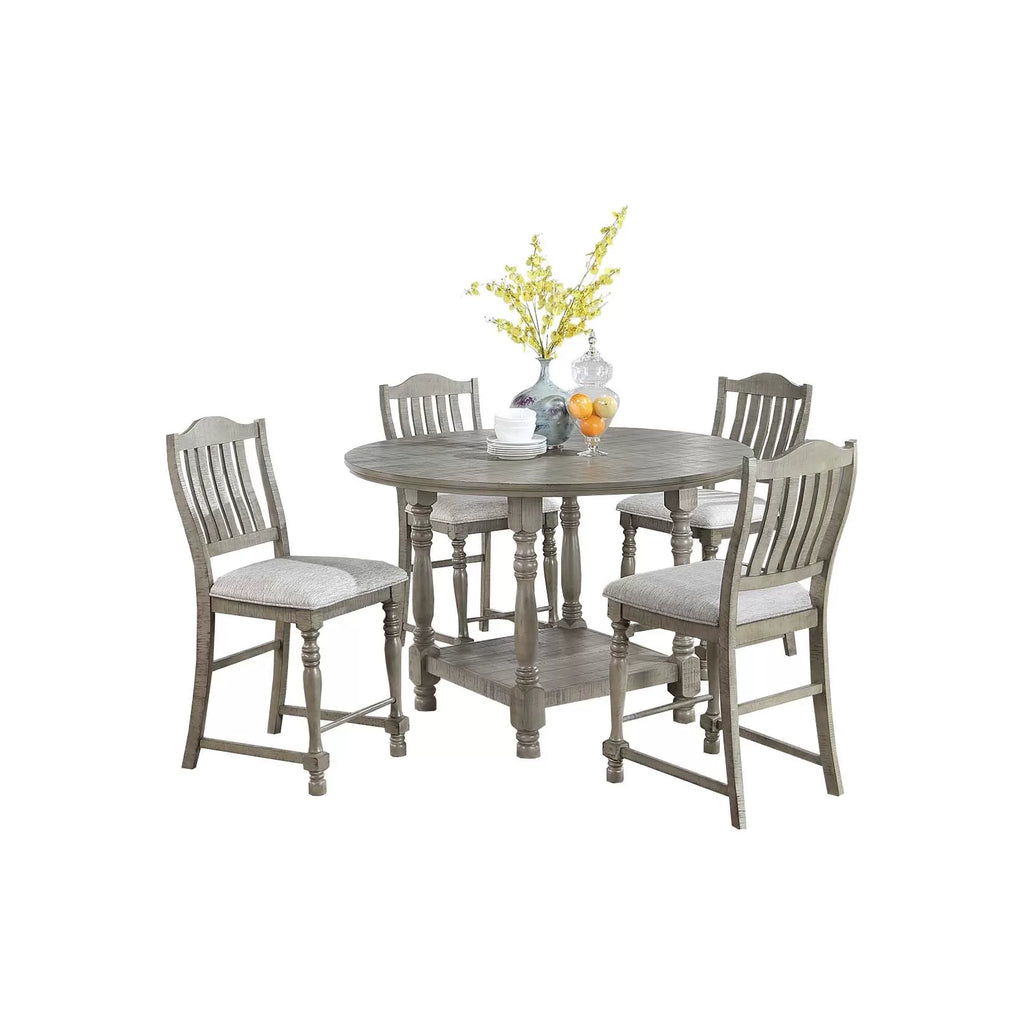 Counter Height Table – Under-Table Shelf (F2427)