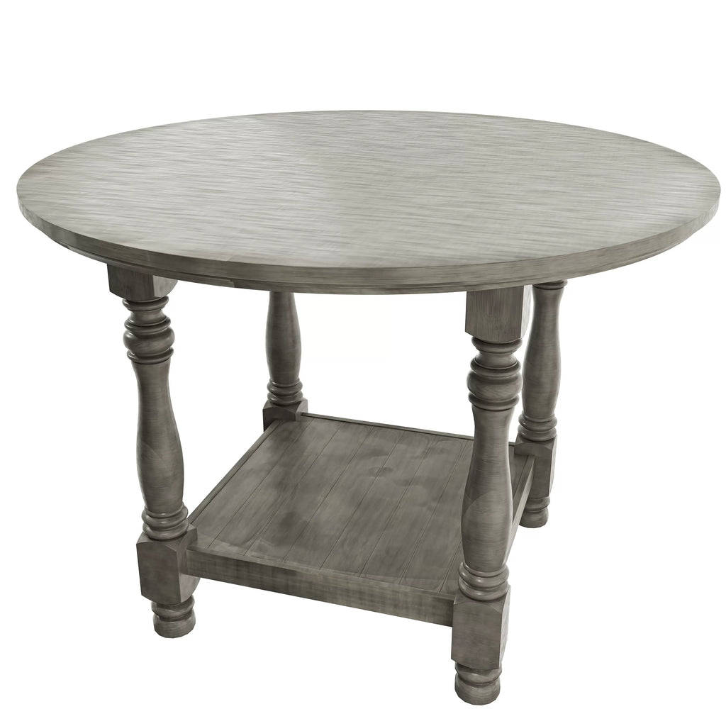 Counter Height Table – Under-Table Shelf (F2427)