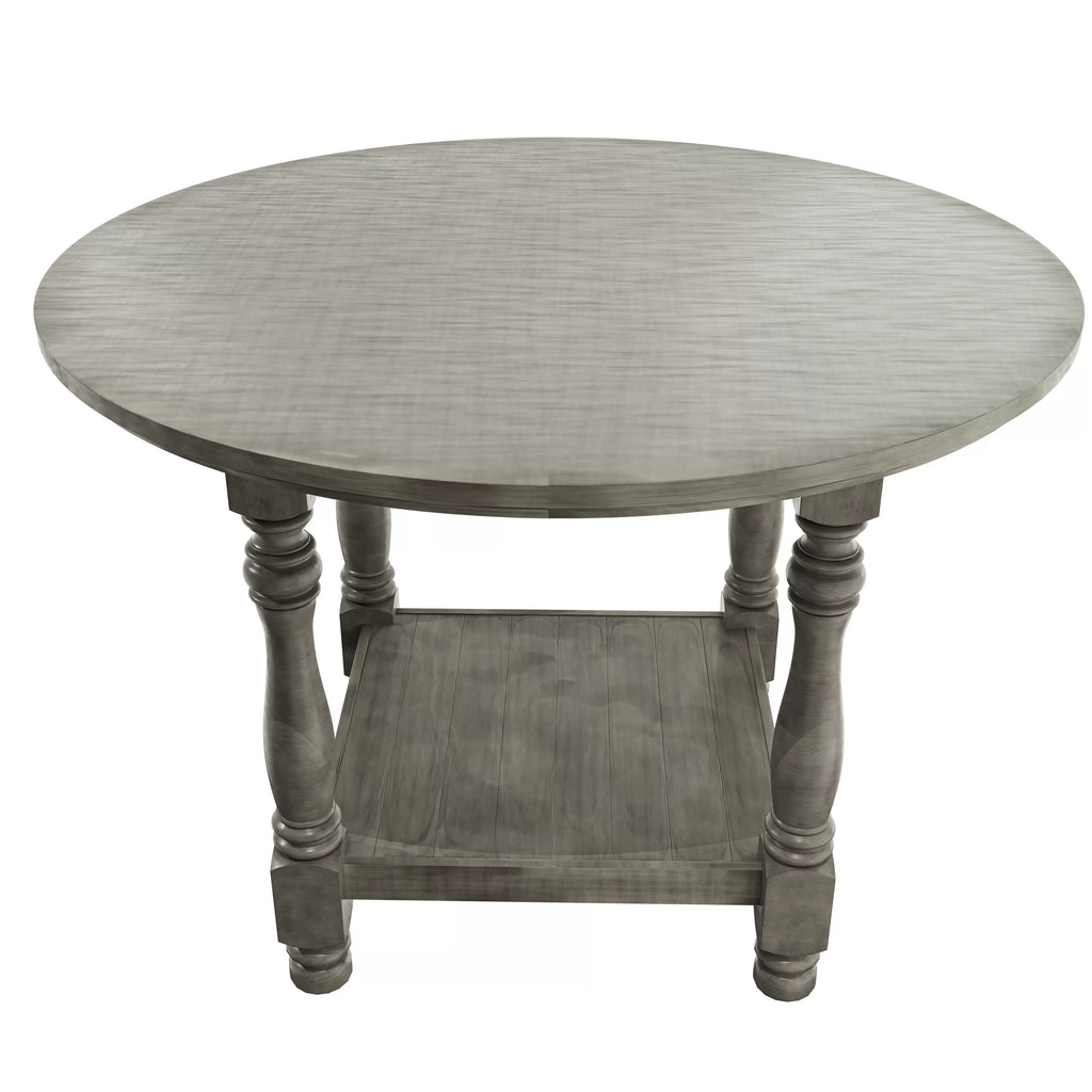 Counter Height Table – Under-Table Shelf (F2427)