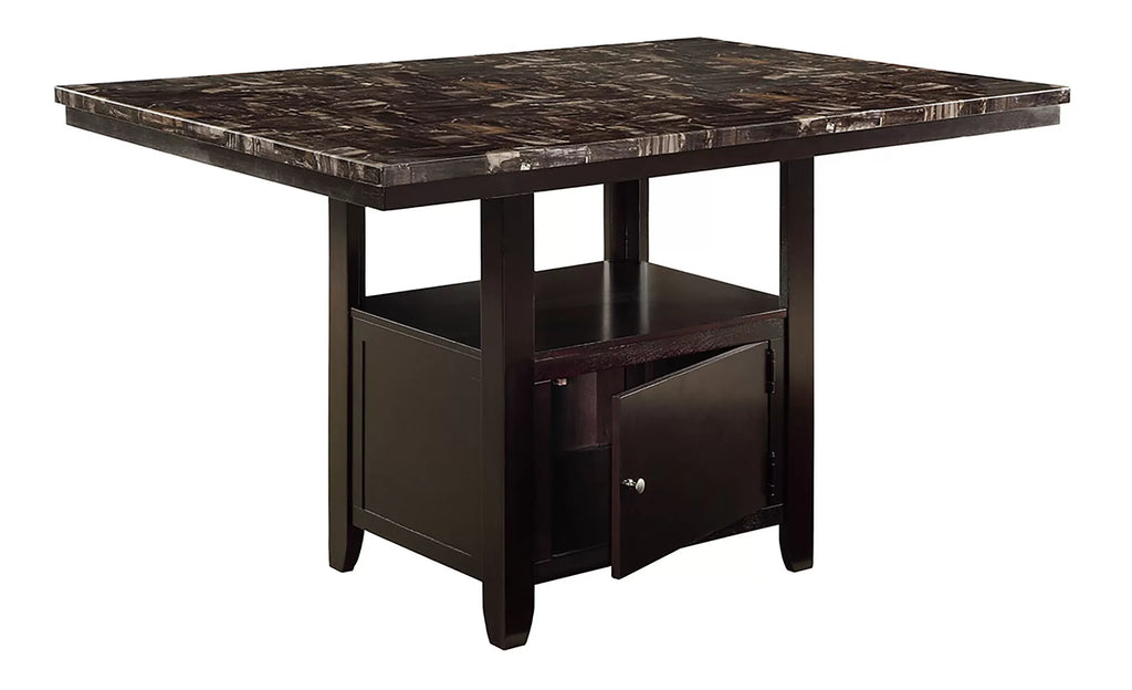 Counter Height Table – Under-Table Storage (F2461)