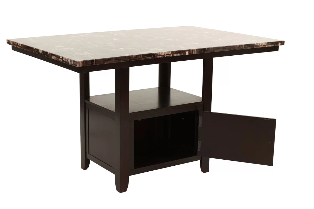 Counter Height Table – Under-Table Storage (F2461)