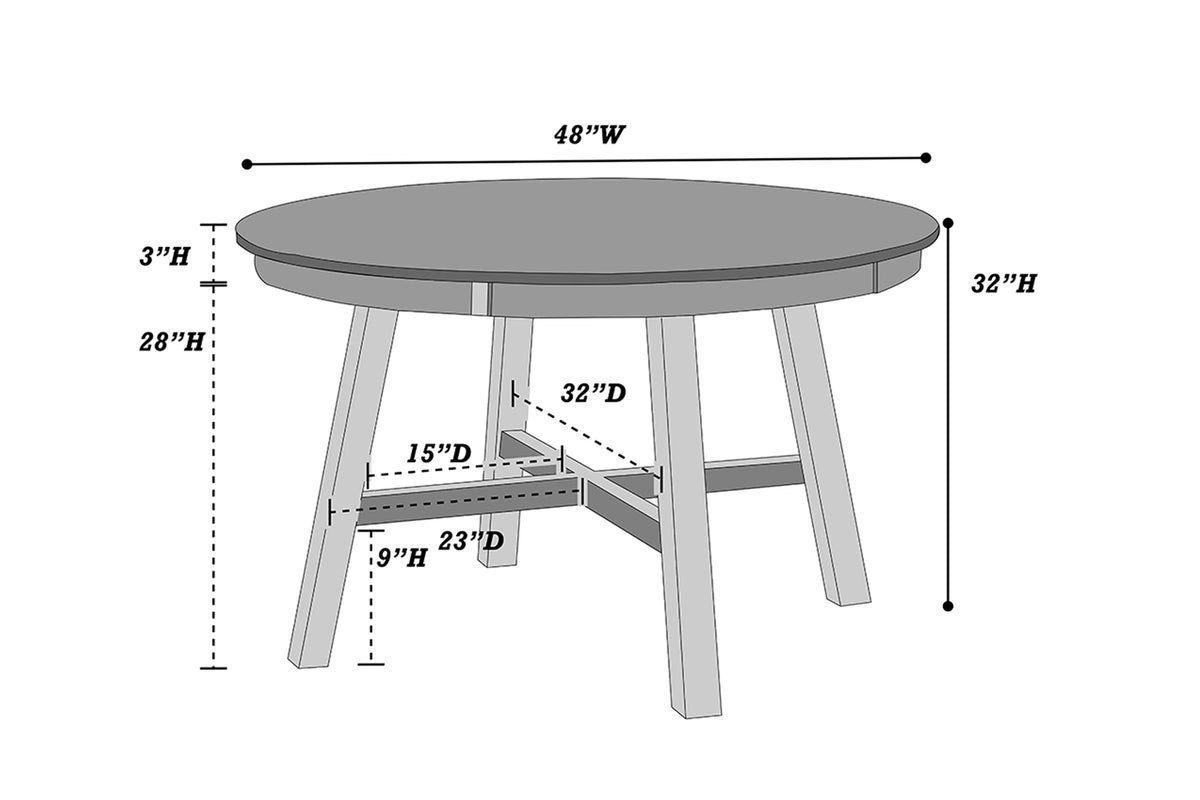 Dining Table – White (F2512)