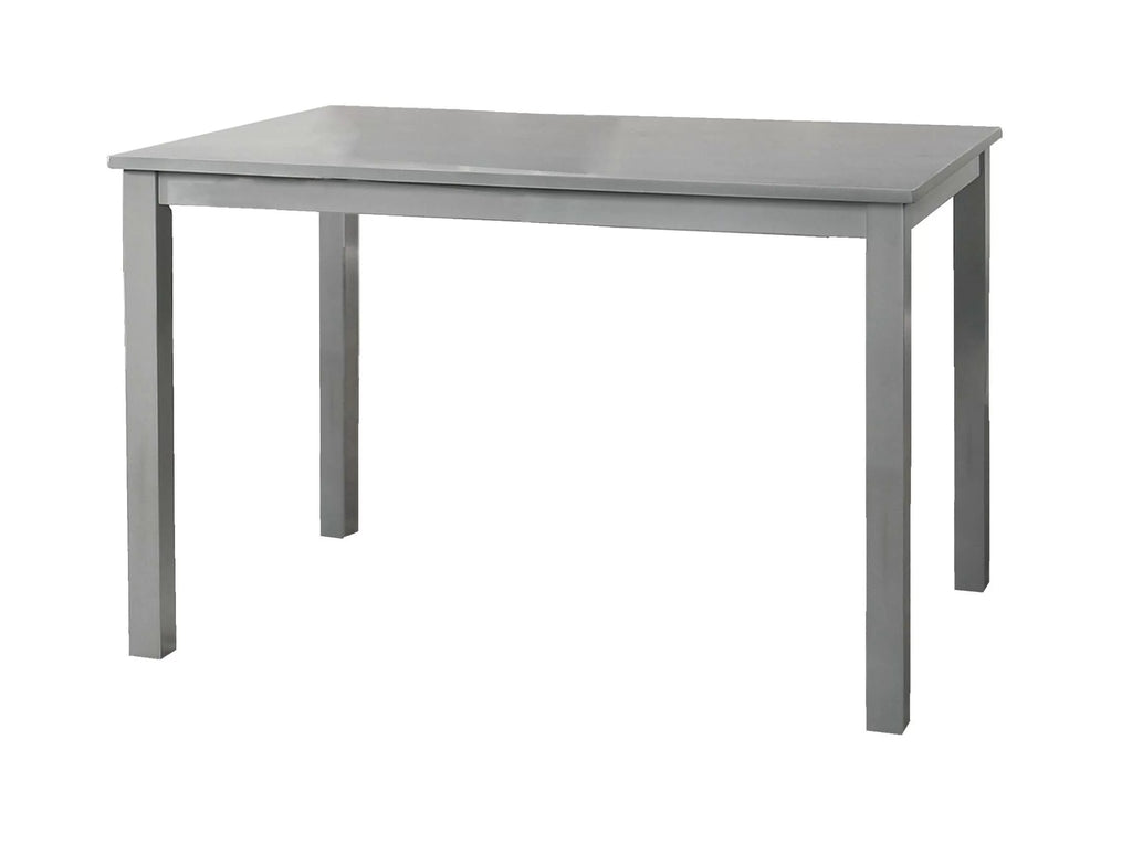 5 Piece Dining Set – Table + 4 Chairs – Silver (F2612)