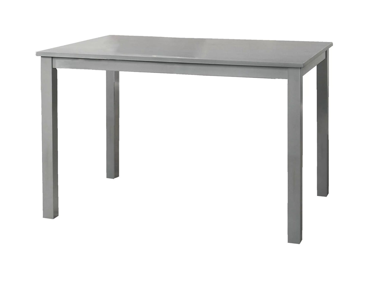 5 Piece Dining Set – Table + 4 Chairs – Silver (F2612)