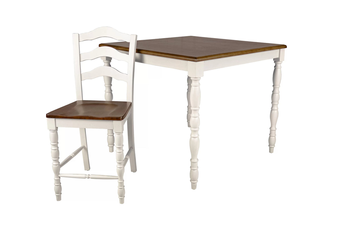 5-Piece Counter Height Dining Set – Table + 4 Chairs (F2633)