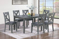7-Piece Dining Set – Table + 6 Chairs (F2638)