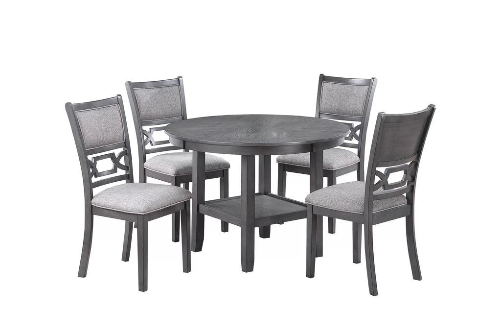 5-Piece Dining Set – Table + 4 Chairs (F2640)