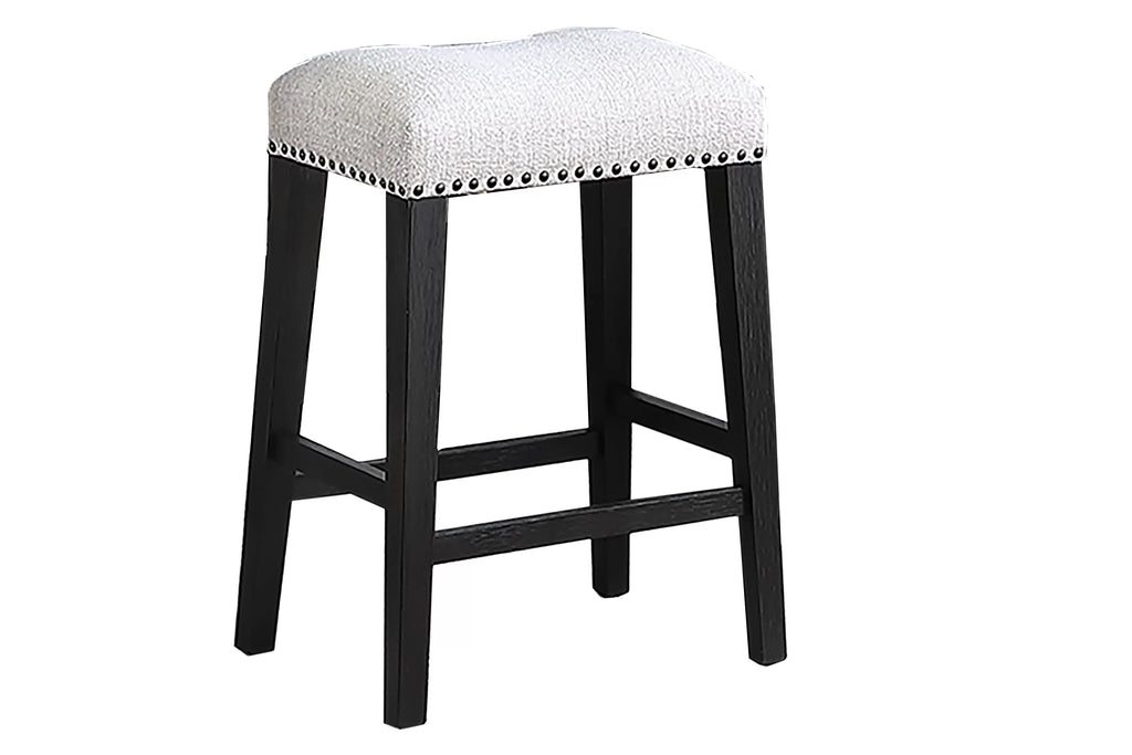 5-Piece Counter Height Set – Table + 4 Counter Stools – Antique Black (F2642)