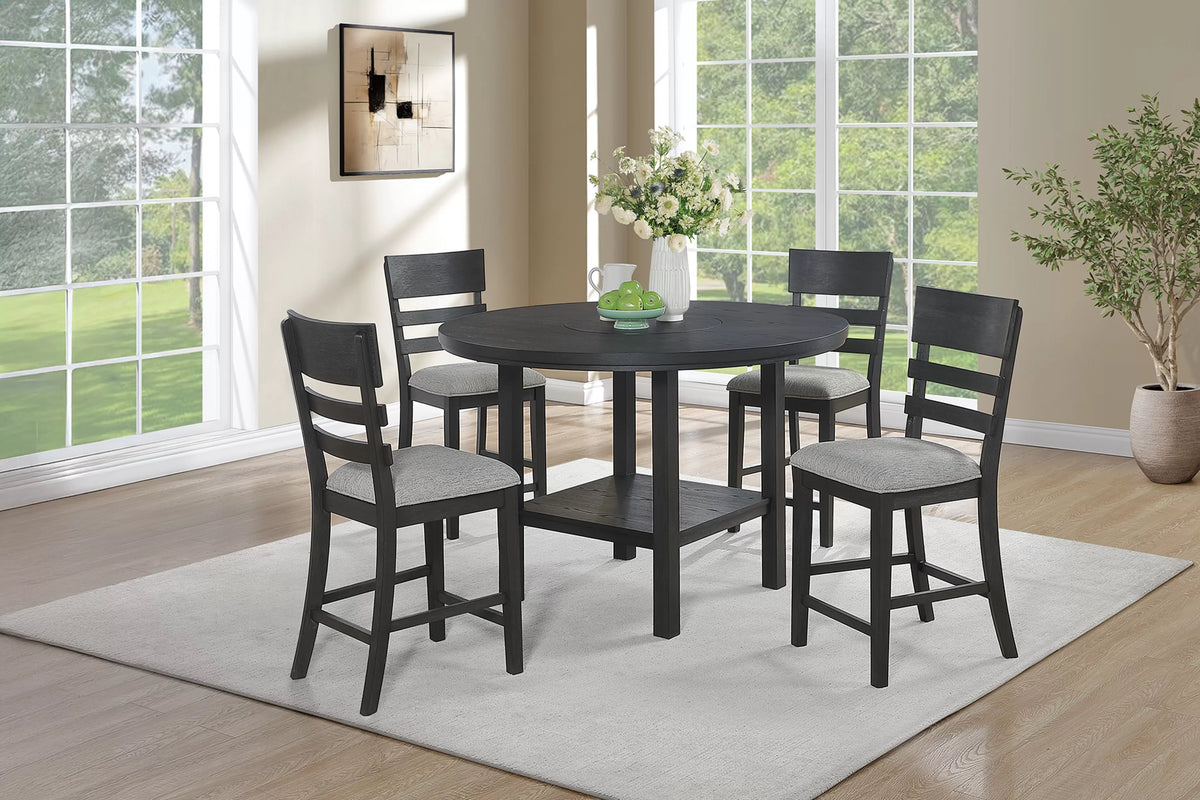 Counter Height Table – Built in Lazy Susan (F2711)