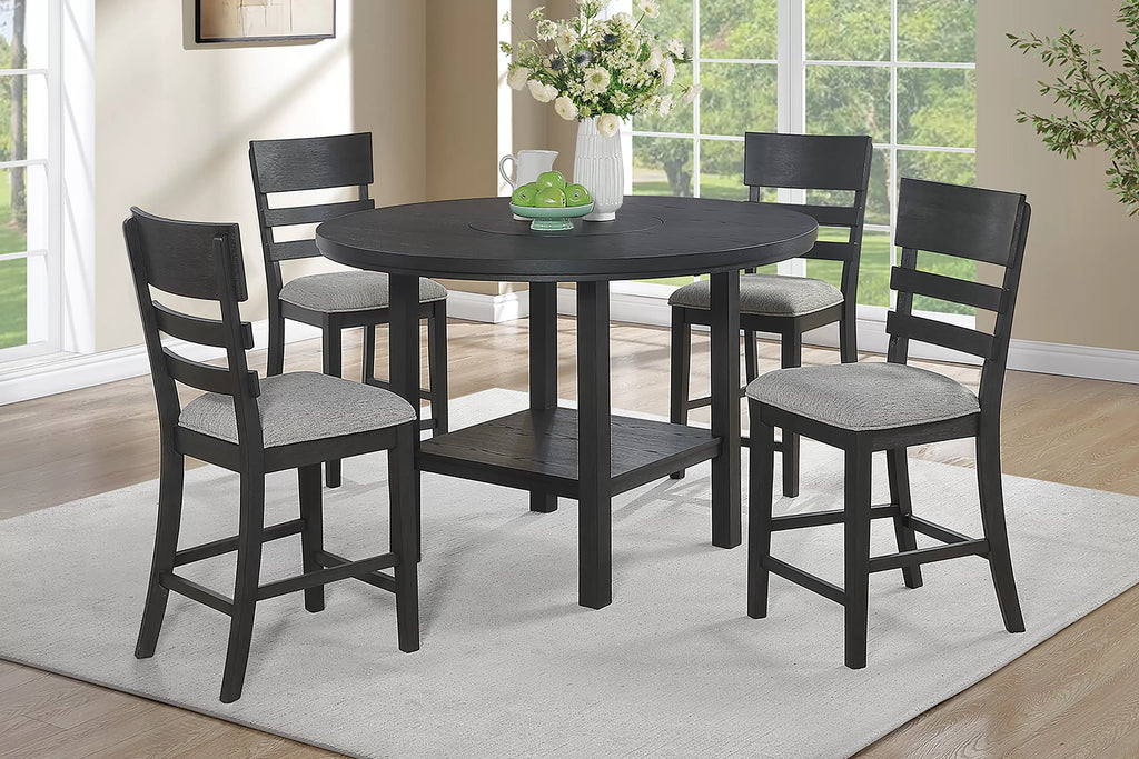 Counter Height Table – Built in Lazy Susan (F2711)