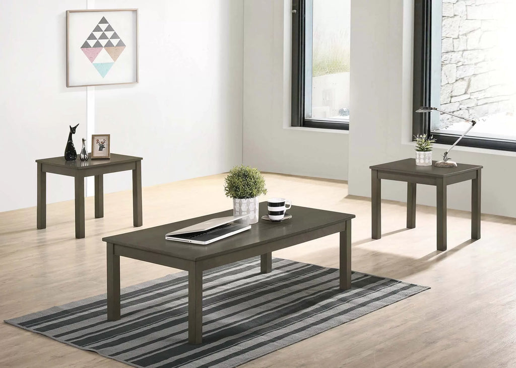 3 Piece Table Set – Coffee Table + End Table x 2 (F3190)