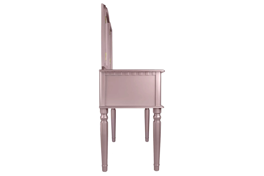 Vanity Set – Foldable Mirror – Rose Gold (F4060)