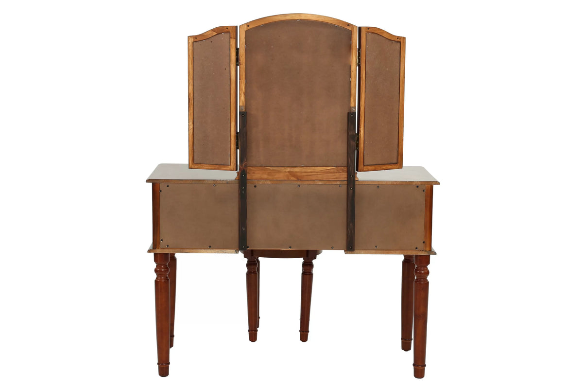 Vanity Set – Foldable Mirror – Cherry (F4071)