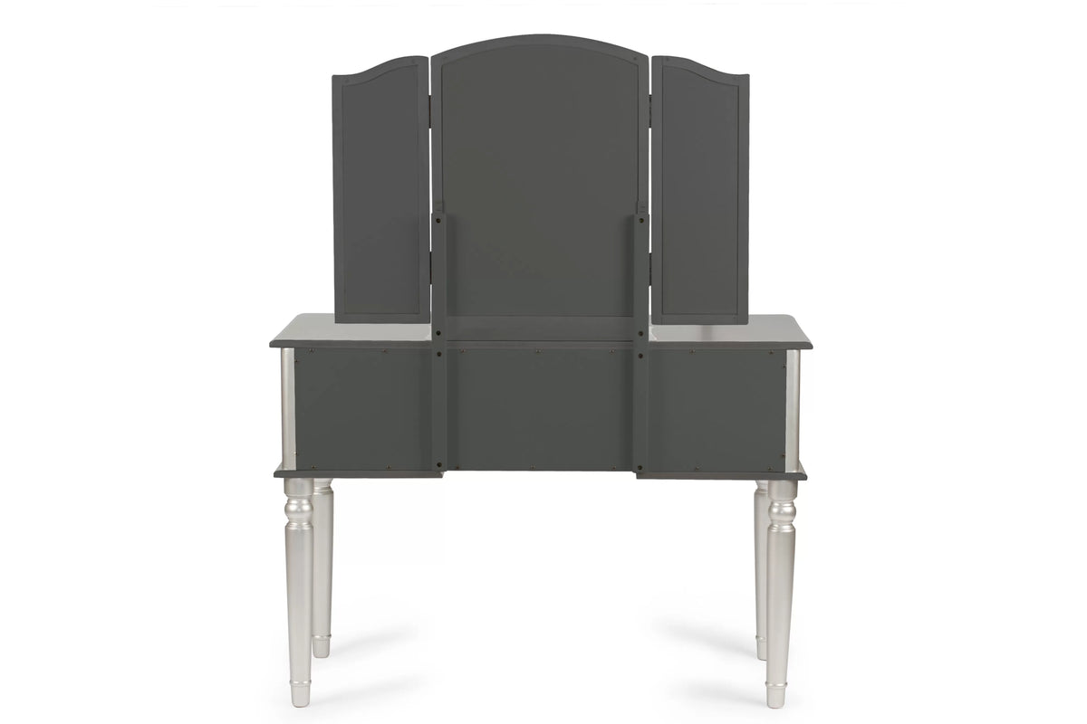 Vanity Set – Foldable Mirror – Silver (F4079)