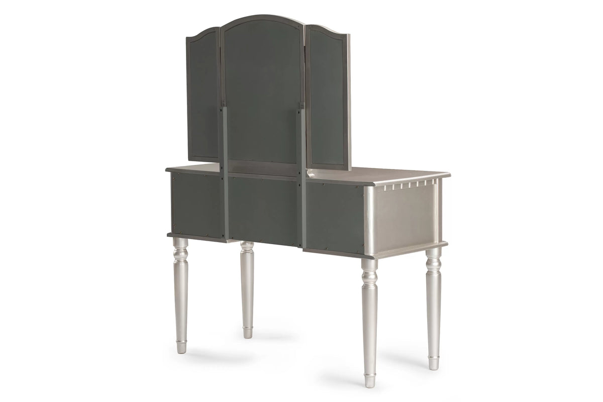 Vanity Set – Foldable Mirror – Silver (F4079)